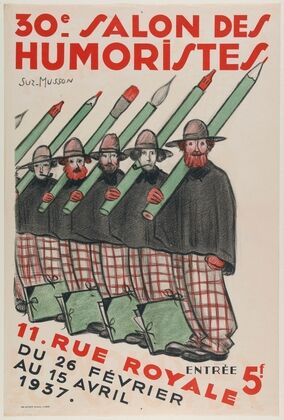 30e Salon Des Humoristes Entree 5f 11. Rue Royale Du 26 Fevrier Au 15 Avril 1937 (1937)