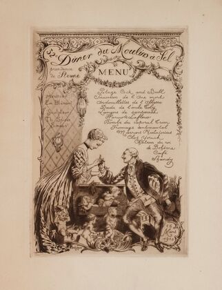 32e dîner du Moulin à Sel, le 16 mars 1909, sous la présidence de Sterne (1909)