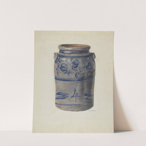 4 Gal Crock by Betty Jacob