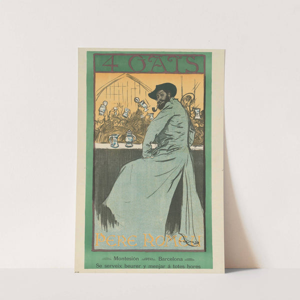 4 Gats. Pere Romeu (1900) by Ramón Casas