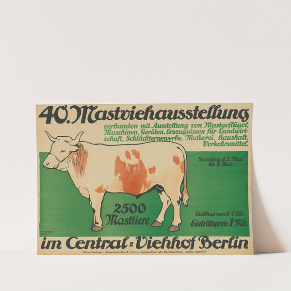 40. Mastviehausstellung im Zentral-Viehhof Berlin (1908) by Hollerbaum & Schmidt