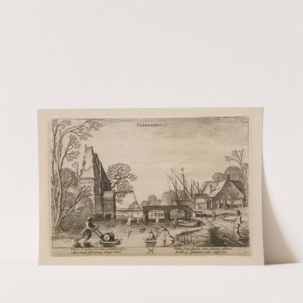 February (1616) by Jan van de Velde