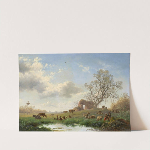 April (1855) by Fredrik Marinus Kruseman