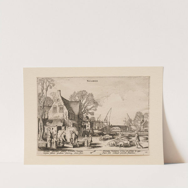 November (1616) by Jan van de Velde
