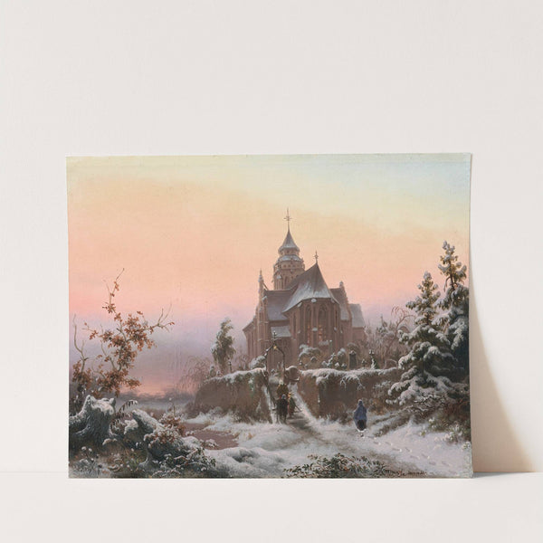 December (1855) by Fredrik Marinus Kruseman