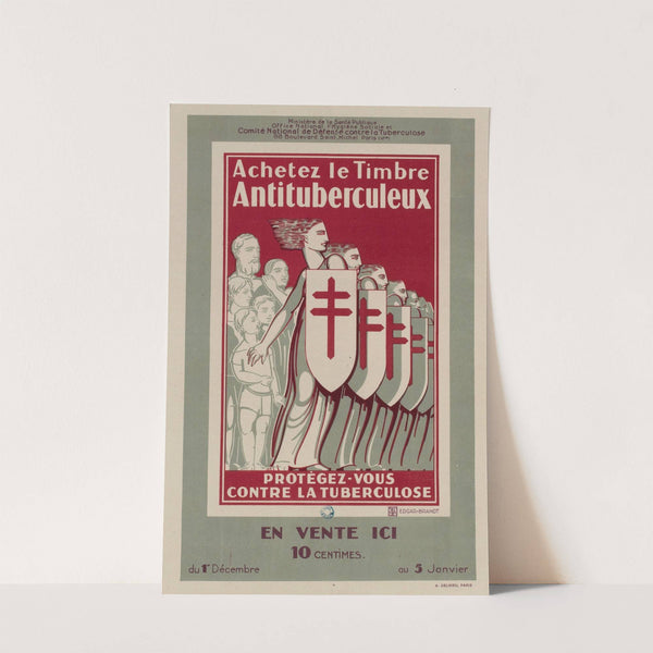 4e Campagne nationale du timbre antituberculeux (1930) by Edgar Brandt