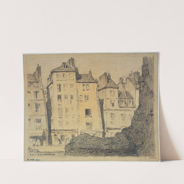 5, 9, 11, 13 rue Beaubourg by Ferdinand Boberg
