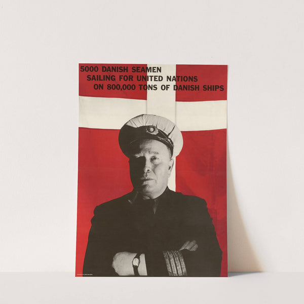 5,000 Danish Seamen Sailing for United Nations on 800,000 Tons of Danish Ships by Louise Dahl-Wolfe