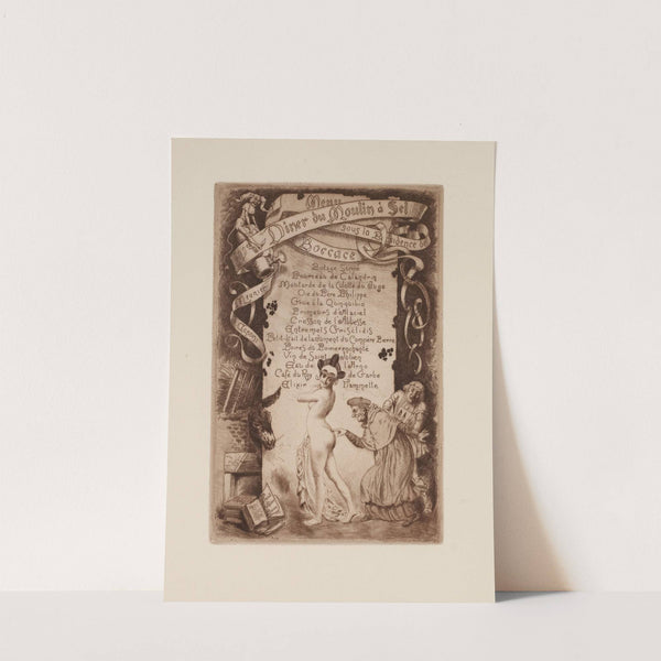 5e dîner du Moulin à Sel, sous la présidence de Boccace by Léon Lebègue