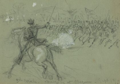 5th Mich. Charging at Opequon–Sept 19