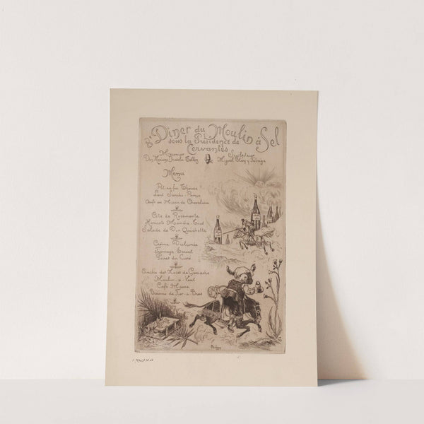 8e dîner du Moulin à Sel, sous la présidence de Cervantès by Léon Lebègue