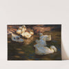 9 Enten im Abendlicht (1910) by Alexander Koester