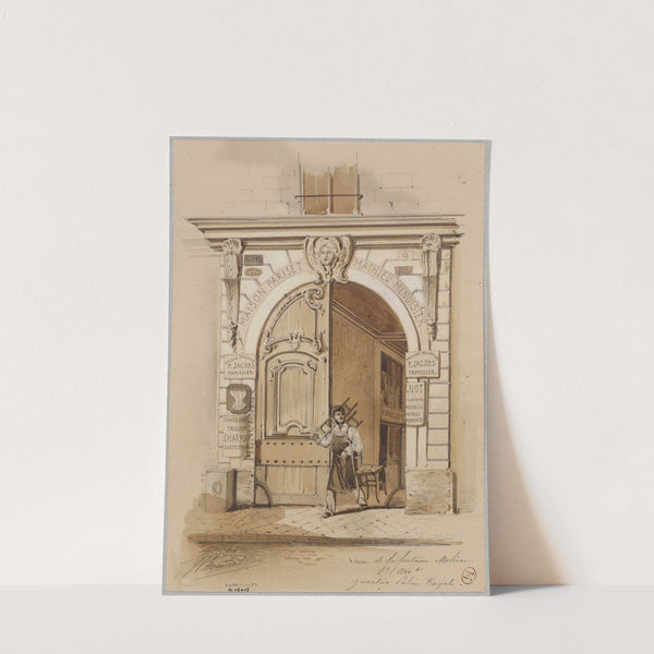 9 rue Molière (ancienne rue de la Fontaine Molière), quartier Palais royal, 1er arrondissement by Jules-Adolphe Chauvet