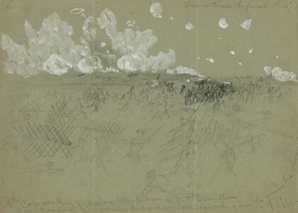 9th Corps attacking Ft. Mahone better known as Fort Damnation