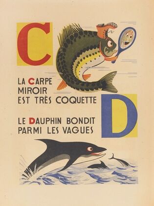 A. B. C.; Alphabet des petits poissons et des gros Pl.04 (1944)