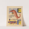A. B. C.; Alphabet des petits poissons et des gros Pl.05 (1944) by Maurice Lorrain