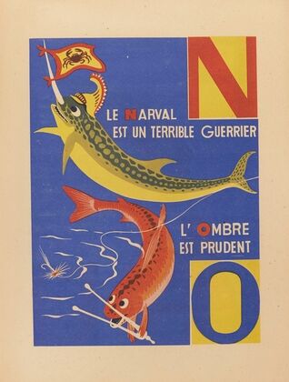 A. B. C.; Alphabet des petits poissons et des gros Pl.09 (1944)