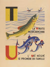 A. B. C.; Alphabet des petits poissons et des gros Pl.12 (1944)