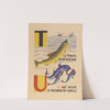 A. B. C.; Alphabet des petits poissons et des gros Pl.12 (1944) by Maurice Lorrain