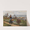 A bad wind for fish, but a good one for drying (1884) by William Henry Bartlett
