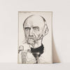 A balding man with a high collar pulls wires loose from a radio. (1900) by Frank Arthur Nankivell