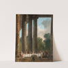 A Banquet in the Ruins of a Temple (1795) by Hubert Robert