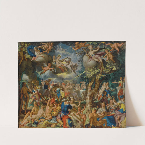 A banquet Of The Gods by Joachim Wtewael