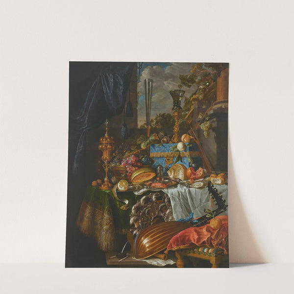 A banquet still life by Jan Davidsz de Heem
