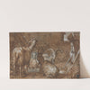 A Barnyard with Goats and a Goatherd by Abraham Bloemaert