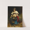 A Basket Of Flowers by Etienne Adolphe Piot