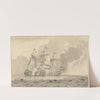 A Battle at Sea (1692) by Ludolf Backhuysen