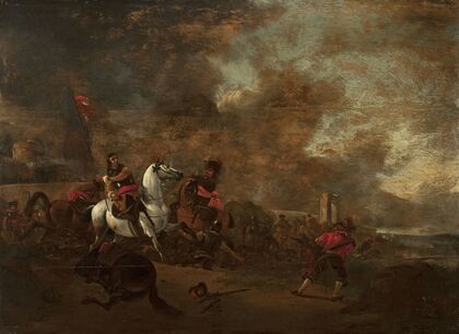 A battle scene