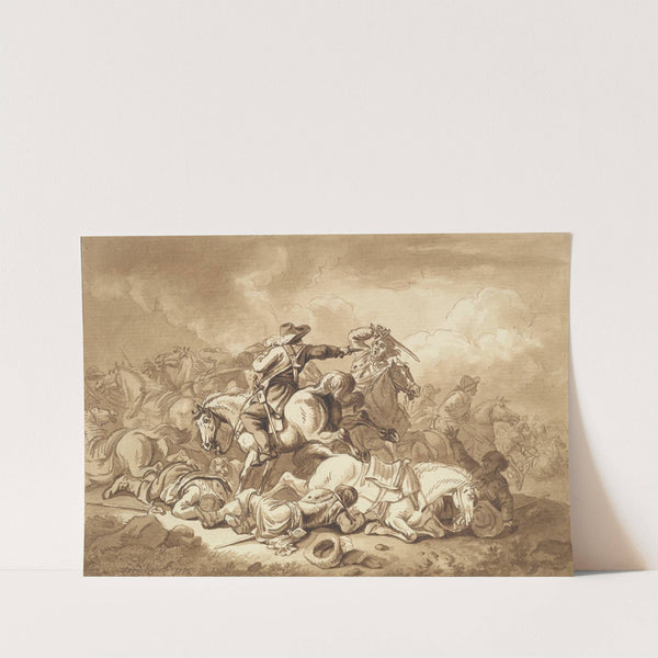 A Battle Scene (1783) by Ferdinand Kobell