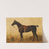 A Bay Horse in a Stable (1904) by Emil Volkers