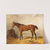 A Bay Horse in a Stable with Saddle Blanket by Wilhelm Richter