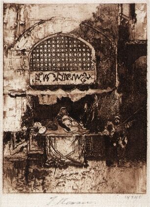 A Bazaar (ca 1880-1890)