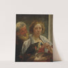 A Bearded Man And a Woman With a Parrot; &#039;unrequited Love&#039; by Jacob Jordaens