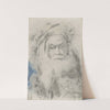 A Bearded Old Man Leaning His Head on His Hand by Lorenzo Baldissera Tiepolo