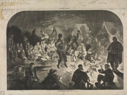 A Bivouac Fine on the Potomac (1861)