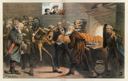 A ‘bogus’ cremation for the benefit of the ‘life-long Democrats’