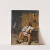 A Boor Asleep (c. 1630 - c. 1638) by Adriaen Brouwer
