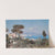 A boy and a donkey on the way to market above the Bay of Naples by Edmund Berninger