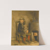 A Boy And His Dog (19th Century) by English School