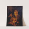 A Boy lighting a Candle from one held by an Old Woman by Peter Paul Rubens