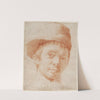 A boy wearing a workman&#039;s hat by Cristofano Allori