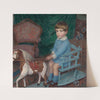 A boy with a pony by Ivan Žabota