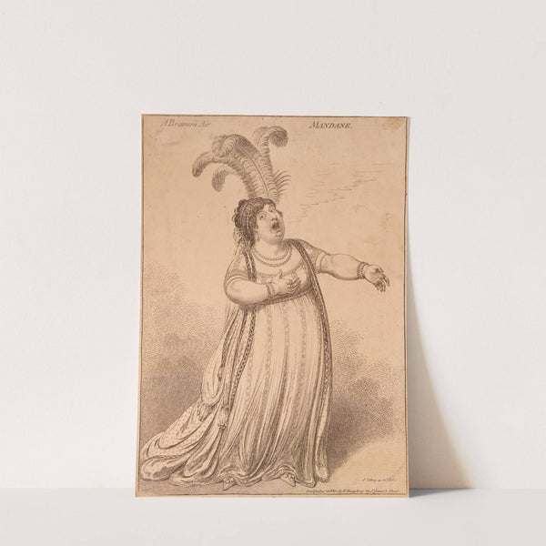 A Bravura air mandane (1801) by James Gillray