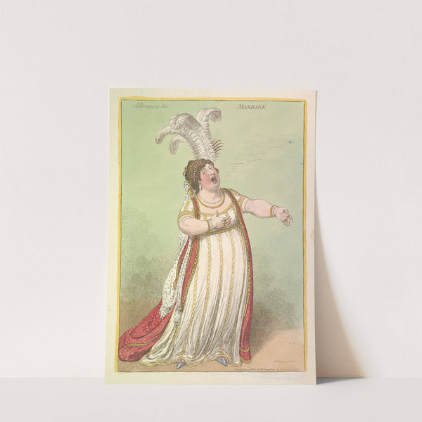A Bravura air mandane (1801) by James Gillray
