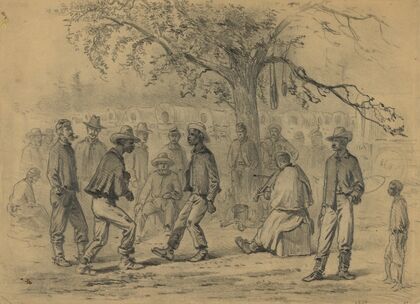 A breakdown in the wagoner’s camp
