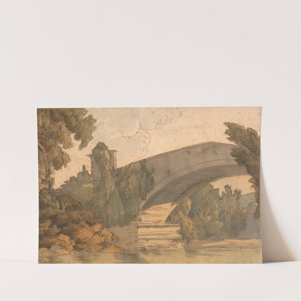A Bridge Between Florence and Bologna by Francis Towne